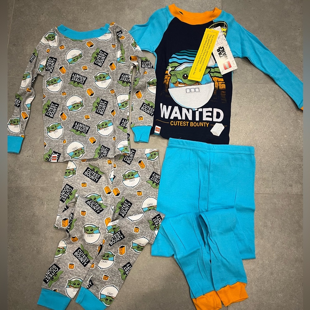 4 Piece Star Wars Pajama set - 4T pjs